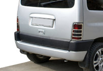 Peugeot Partner 1996–2008 Bromsljusramar (2 st, rostfritt stål) OmsaLine – italienskt rostfritt stål foto 4
