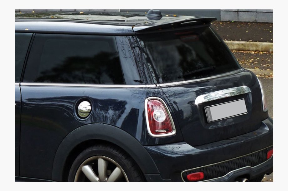 Mini Clubman R55/R56 2007–2014 Kromlist ovanför registreringsskylten R56 (rostfritt) Image