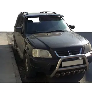 Vindrutespoiler (svart blank, 5 mm) Honda CRV 1996–2001 foto 1