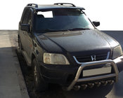 Honda CRV 1996–2001 Vindrutespoiler (svart blank, 5 mm) foto 1