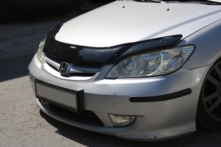 Honda Civic Sedan VII 2001–2006 Huvdeflektor (EuroCap) Image