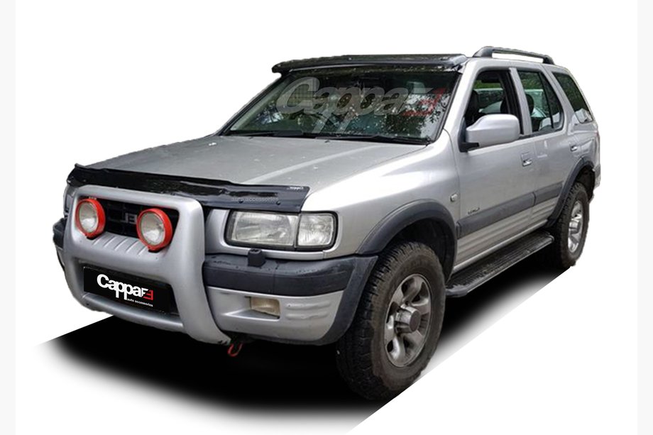 Opel Frontera 1991–1998 Vindrutavisir (svart blank, 5 mm) Image