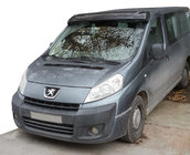 Fiat Scudo 2007–2015 Vindrutespoiler (svart blank, 5 mm) foto 1