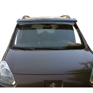 Vindrutespoiler (svart blank, 5 mm) Citroen Berlingo 2008–2018 foto 2