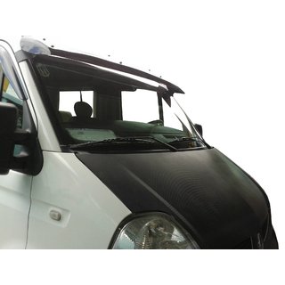 Vindrutevisir V1 (svart blank, 5 mm) Renault Master 1998–2010