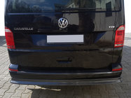 Volkswagen T6 2015–2024 Bakre lip-förlängning i kolfiberlook (ABS) foto 1