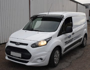 Ford Connect 2014–2021 Vindrutespoiler (svart blank, 5 mm) foto 1
