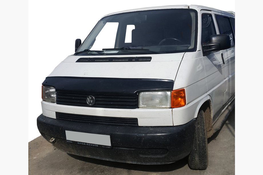 Volkswagen T4 Transporter 1990–2003 Huvdeflektor (raka strålkastare) (EuroCap V2) Image