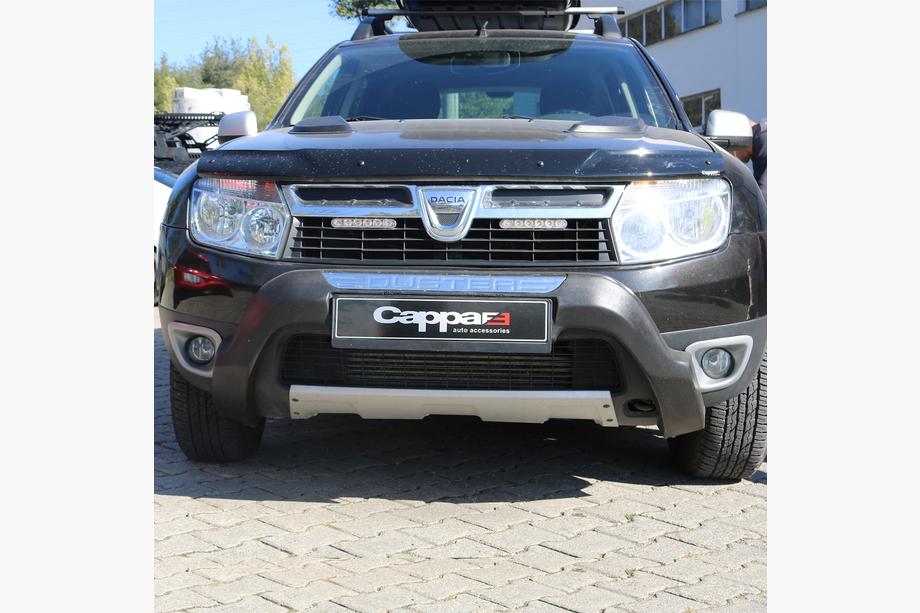 Dacia Duster 2008–2018 Frontläppspoiler till främre stötfångare (ABS, grå) Image