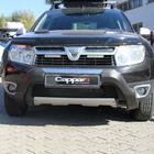 Dacia Duster 2008–2018 Frontläppspoiler till främre stötfångare (ABS, grå) foto 1