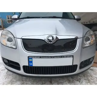 Vinterfront för kylargaller (2007-2010, övre) Skoda Roomster 2006–2015 foto 1