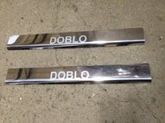 Fiat Doblo I 2005–2010 UTFÖRSÄLJNING !!! Instegsskydd för dörrtrösklar (2 st, rostfritt) foto 1
