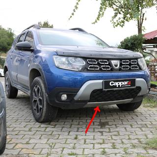 Nedre frontbumperläpp (ABS, grå) Renault Duster 2018–2024 foto 1