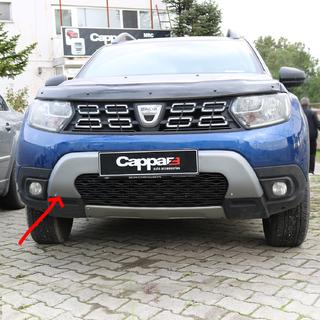 Övre frontstötfångarläpp (ABS, grå) Renault Duster 2018–2024 foto 1