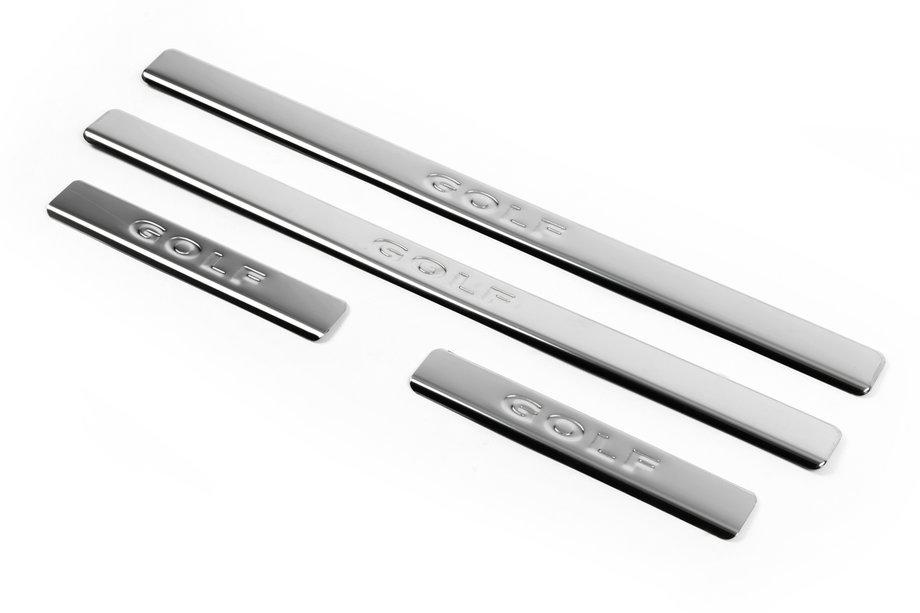 Volkswagen Golf 7/E-Golf 2012–2020 OmsaLine V1 instegsskydd (4 st, rostfritt stål) Image