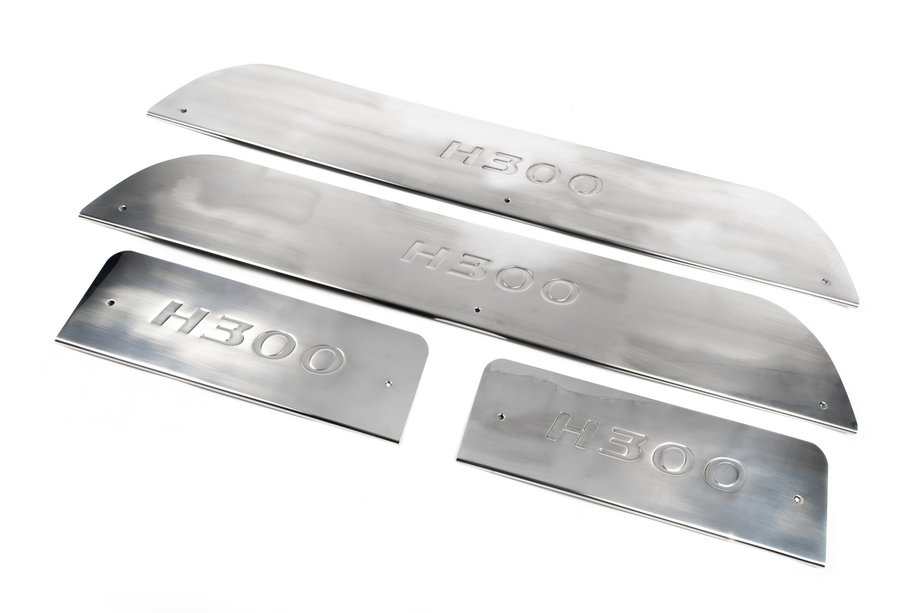 Hyundai H300, H1, Starex 2008–2020 Instegslister invändigt (rostfritt stål) 2-dörrars Image