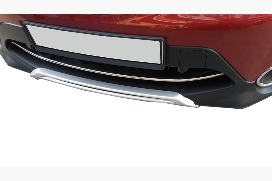 Nissan Qashqai 2014–2021 Frontstötfångarskydd i rostfritt stål (2014-2017) Image
