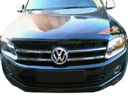 Volkswagen Amarok 2010–2022 Grillister 2010-2016 (smala lister, 4 st, rostfritt) Carmos - turkiskt stål foto 1