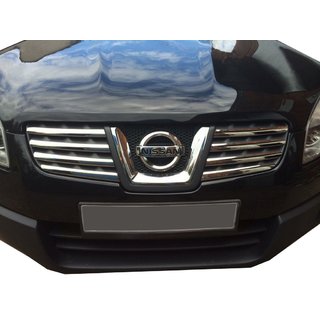 Rostfria kylargrillslister (8 st) Nissan Qashqai 2007–2010 foto 1