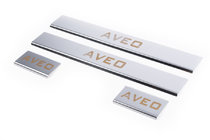 Chevrolet Aveo T300 2011–2020 Instegslister Carmos V1 (4 st, rostfritt stål) foto 1