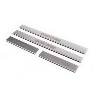 Instegslister Carmos V1 (4 st, rostfritt stål) Jeep Cherokee/Liberty 2007–2013 foto 1