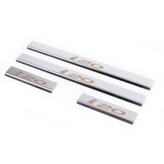 Instegslister Carmos V1 (4 st, rostfritt stål) Hyundai I-20 2008–2012 foto 1