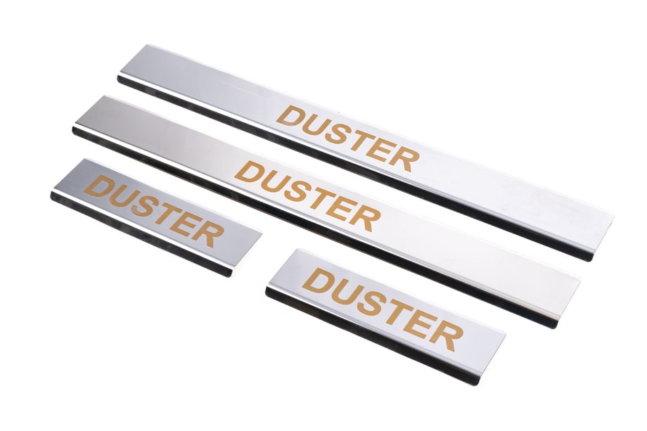 Dacia Duster 2008–2018 Instegslister Carmos V1 (4 st, rostfritt stål) Image