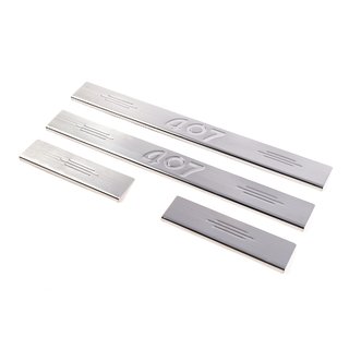 Instegslister (Carmos V2, 4 st, rostfritt stål) Peugeot 407 2004–2011 foto 1
