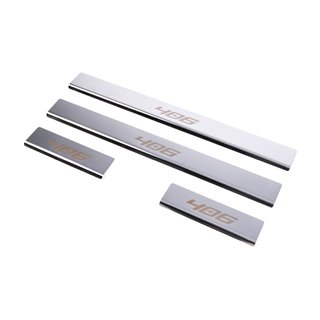 Rostfria instegslister Carmos (4 st) Peugeot 406 1995–2004 foto 1