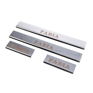 Instegslister Carmos (4 st, rostfritt stål) Skoda Fabia 2000–2007 foto 3