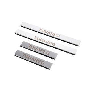 Instegslister Carmos V1 (4 st, rostfritt stål) Volkswagen Touareg 2002–2010 foto 1