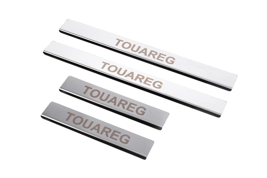 Volkswagen Touareg 2002–2010 Instegslister Carmos V1 (4 st, rostfritt stål) Image