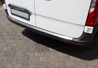 Mercedes Sprinter W907/W910 2018– Bakre stötfångarskydd OmsaLine (rostfritt stål) foto 1