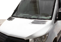 Mercedes Sprinter W907/W910 2018– Luftintagskåpor Carmos (2 st, rostfritt stål) foto 1