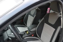 Ford Focus III 2011–2017 Modellanpassade sätesöverdrag i ekoläder Brothers Leather Style foto 3
