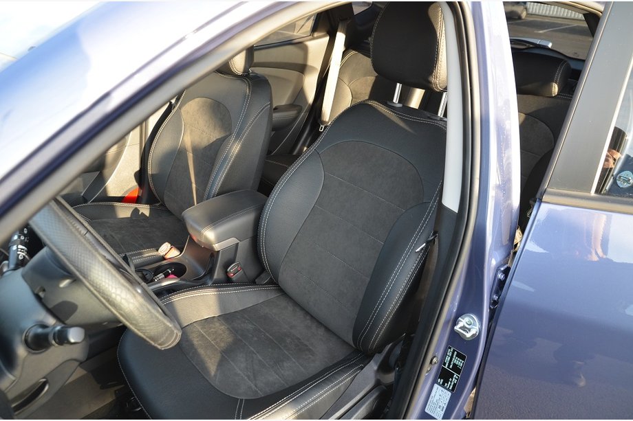 Hyundai IX-35 2010–2015 Bilklädslar SoyuzAuto Leather-style Image