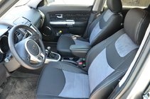 Kia Soul I 2008–2013 Modellanpassade sätesöverdrag Brothers Leather Style foto 1
