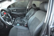 Kia Sportage 2010–2015 Modellanpassade bilsätesöverdrag SoyuzAuto Leather Style foto 1