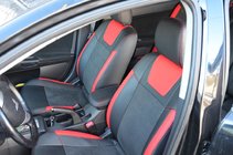 Mitsubishi Lancer X 2008– Bilklädslar SoyuzAuto Leather-style foto 1