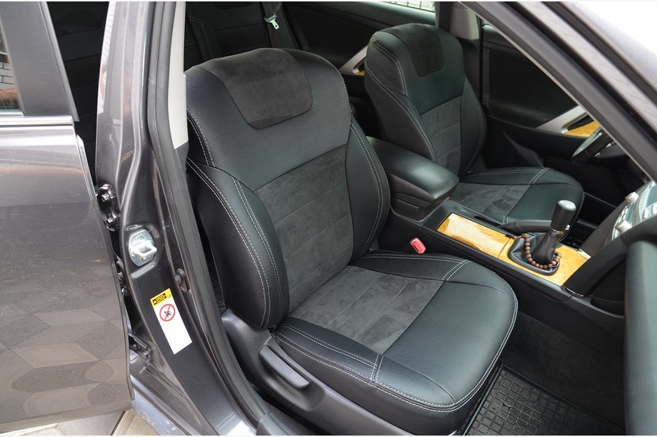 Toyota Camry 2006–2011 Sätesöverdrag (konstläder ↗ ersättning för Alcantara, Elite) Image