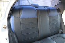 Daewoo Lanos 1998–2017 Modellanpassade sätesöverdrag Brothers Leather Style foto 3