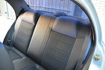 Daewoo Lanos 1998–2017 Modellanpassade sätesöverdrag Brothers Leather Style foto 4