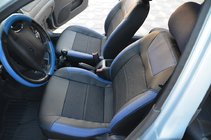 Daewoo Lanos 1998–2017 Modellanpassade sätesöverdrag Brothers Leather Style foto 5