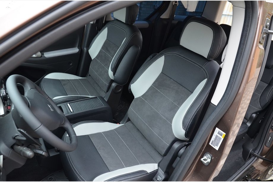 Citroen Berlingo 2008–2018 Bilsätesöverdrag Leather style Image