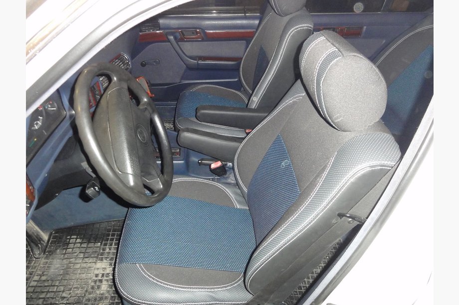BMW 5-serie E34 1988–1995 Sätesöverdrag (konstläder↗tyg, Premium) Image