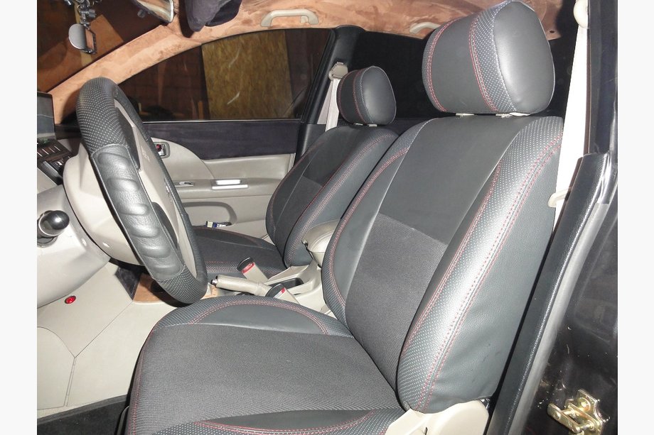 Chery Elara/Alia/Fora/A5 2006– NYHET!!! Original SoyuzAuto Premium sätesöverdrag i konstläder Image