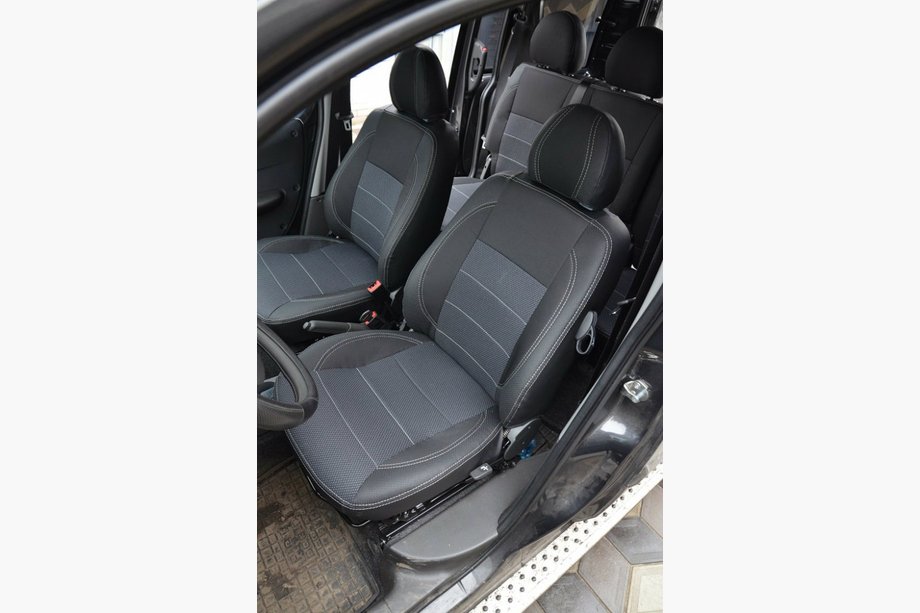 Fiat Doblo I 2005–2010 NYHET!!! Originala SoyuzAuto Premium sätesöverdrag (fram) Foto 2