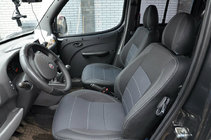 Fiat Doblo I 2001–2005 NYHET!!! Originala SoyuzAuto Premium sätesöverdrag i konstläder (för hela kupén) foto 6