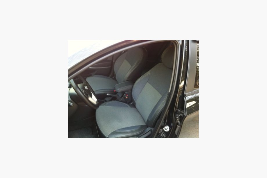 Hyundai Accent 2011–2017 Sätesöverdrag (konstläder↗tyg, Premium) Image