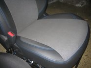 Hyundai Accent 2011–2017 Sätesöverdrag (konstläder↗tyg, Premium) foto 3